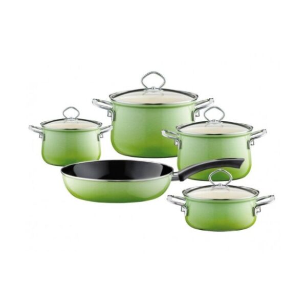 

Riess Emaille 5Cz Corall Zestaw Garnków Bez Niklu Indukcja (558034)