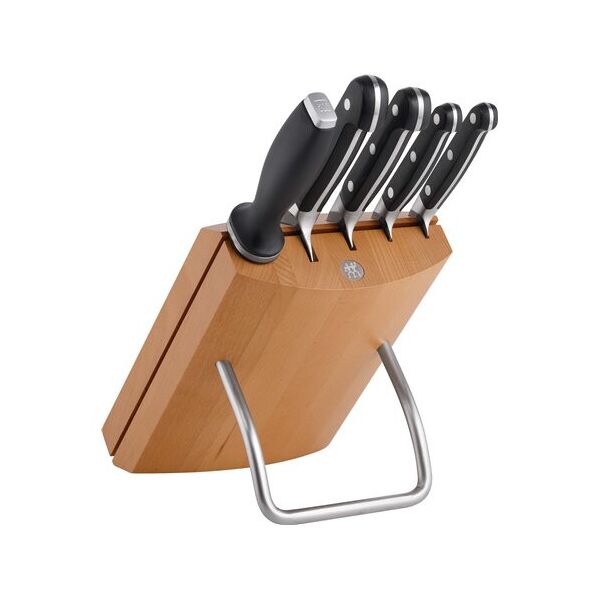 

Zwilling 3 noży w bloku + ostrzałka Pro