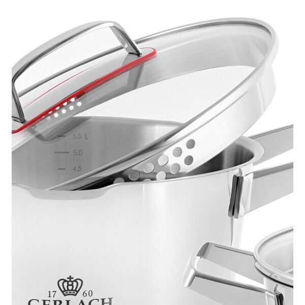

Gerlach Superior Komplet Garnki Z Pokrywkami 10 El + Wok Solid 28Cm (319K59)