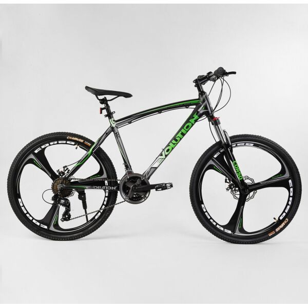 

Велосипед Спортивный CORSO «Evolution» 26" дюймов 46225 зеленый 04746