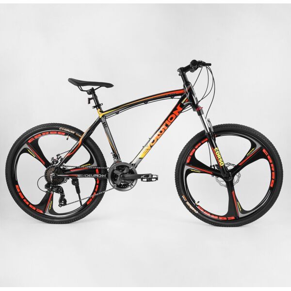 

Велосипед Спортивный CORSO «Evolution» 26" дюймов 67384 красный 04747