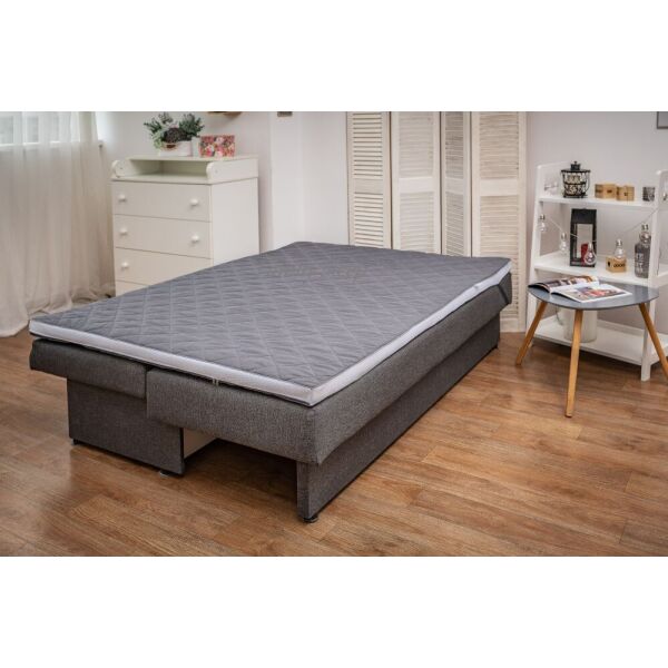 

Матрас топпер «Fog» Gray-White collection 150х200 Family sleep Тонкие матрасы