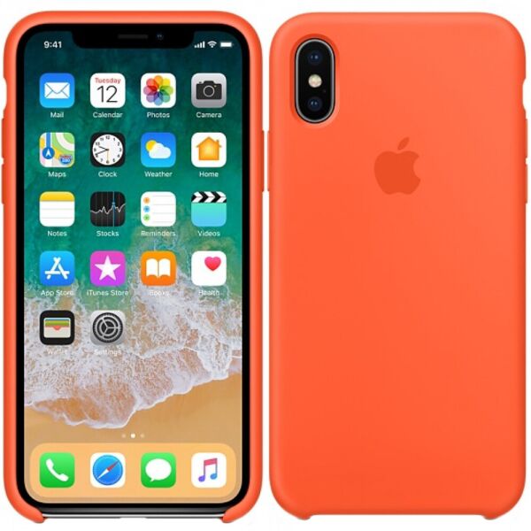 

Чехол силиконовый для iPhone X/Xs Оранжевый