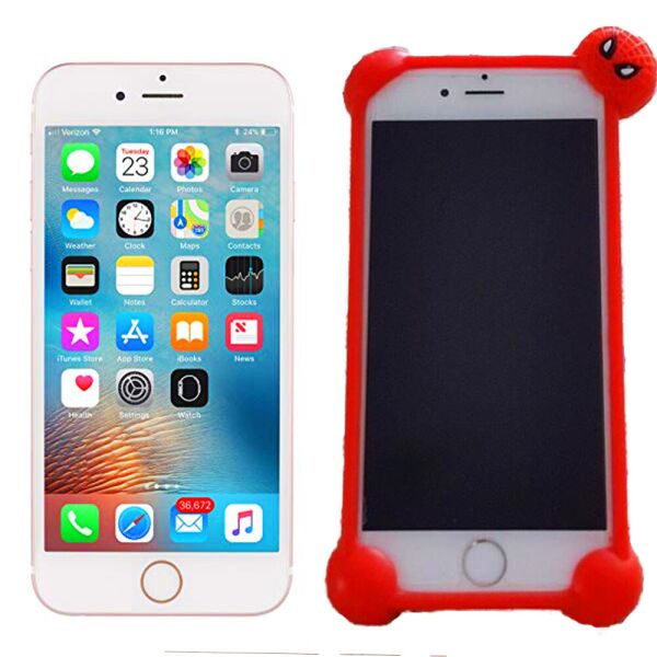 

Чехол Universal Soft Touch Bumper Red Spiderman