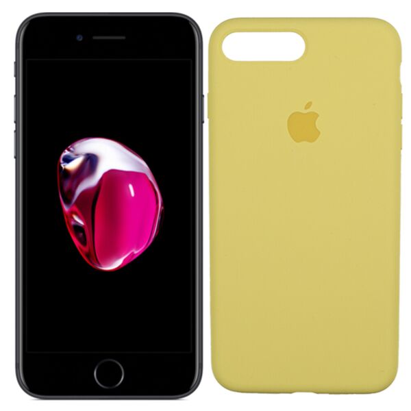

Чехол силиконовый для iPhone 7/8 Plus Желтый FULL