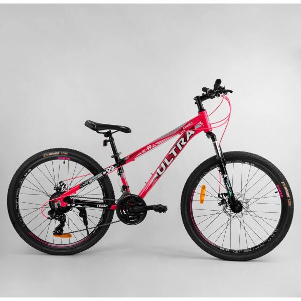 

Велосипед Спортивный CORSO «ULTRA» 26" дюймов 70923 розовый 04722