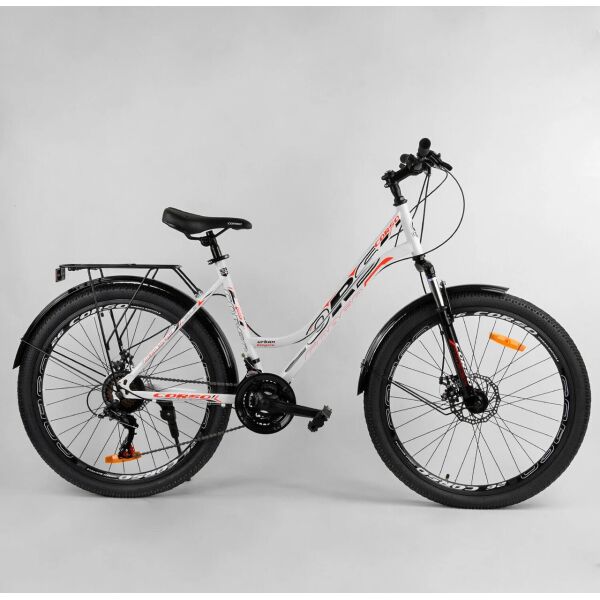 

Велосипед Спортивный CORSO «URBAN» 26" дюймов 99044 белый 04714