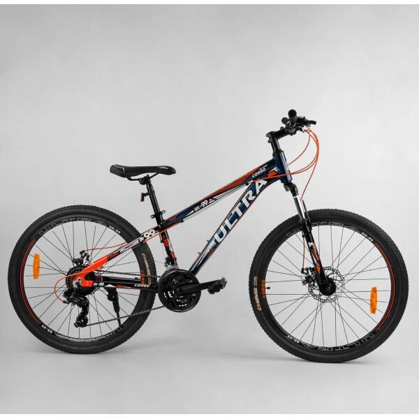 

Велосипед Спортивный CORSO «ULTRA» 26" дюймов 85239 черный 04724