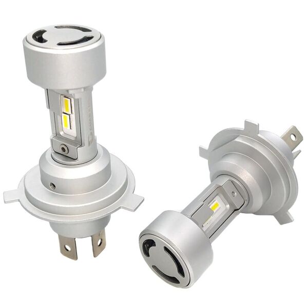 

Светодиодные лампы LED Guarand V12F H4 H/L CSP 6000k 4800Lm 28w 12v