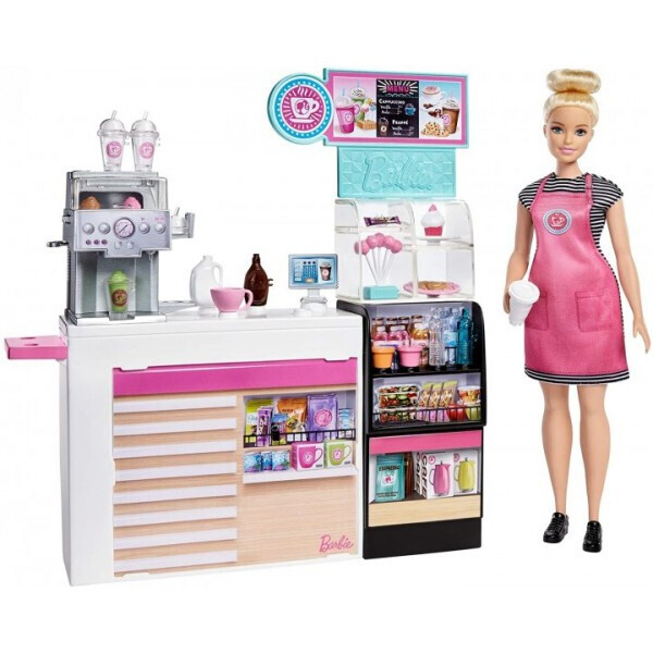 

Кукла Барби Игра Кафе Babrie Coffe Shop Playset Mattel