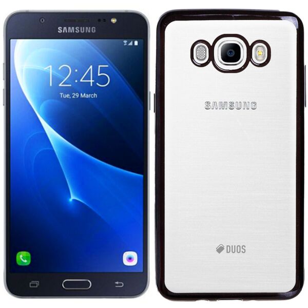 

Чехол Electroplating TPU case для Samsung J710 (J7 2016) Чёрный