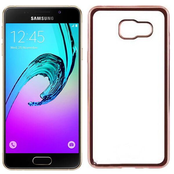

Чехол Electroplating TPU case для Samsung A310 pink