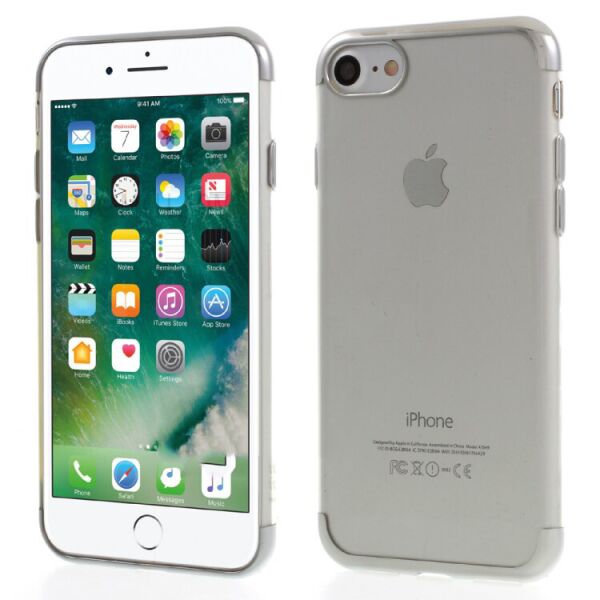 

Чехол накладка i-Smile Transparent series case TPU для iPhone 7 White