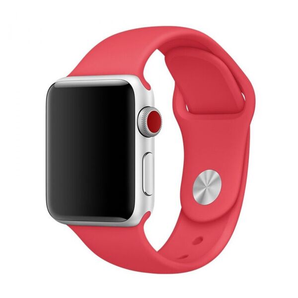

Ремешок для Apple Watch 42/44mm Sport Band Красный