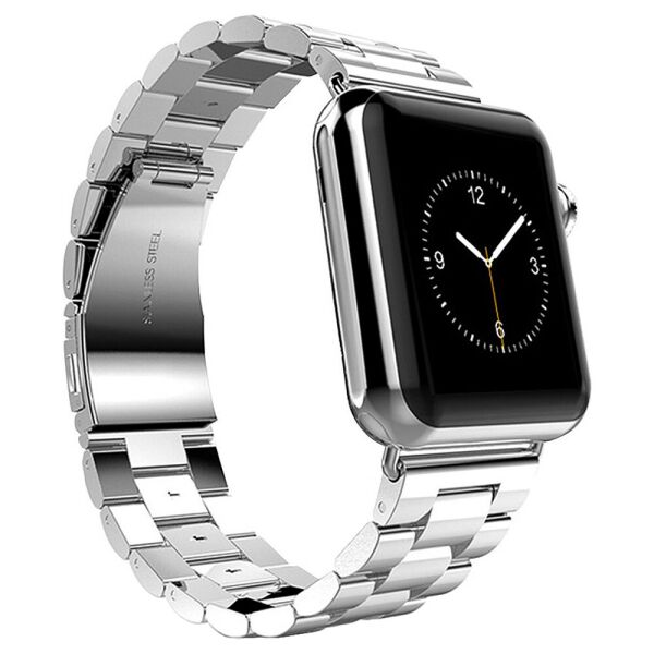 

Ремешок для Apple Watch 42/44mm Steel Bead Silver