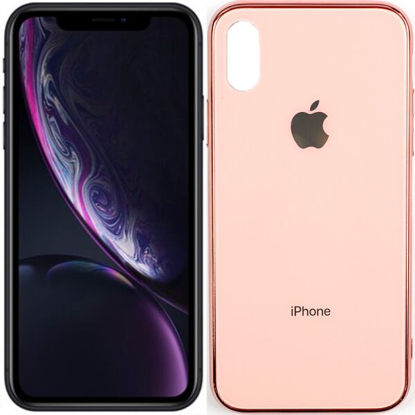 

Чехол U-Like Glossy Logo series для iPhone Xs Max Розовый