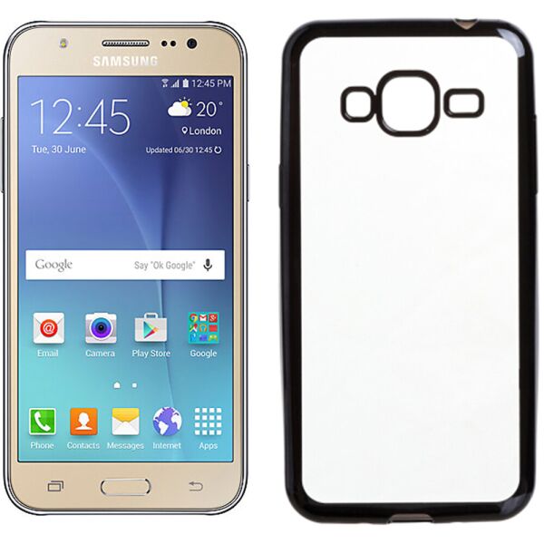 

Чехол Electroplating TPU case для Samsung J5 Чёрный