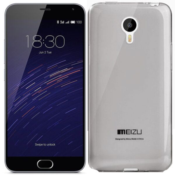 

Чехол Silicone Case для Meizu M2 Note Чёрный