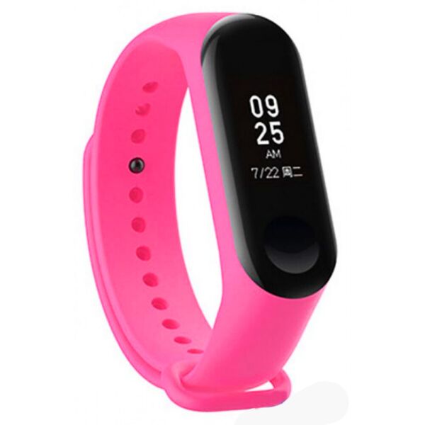 

Ремешок для Xiaomi Mi Band 3/4 (Silicone) Pink