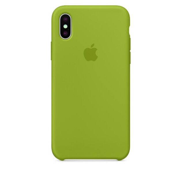 

Чехол силиконовый для iPhone X/Xs Оливковый