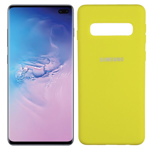 

Чехол Soft Case для Samsung G975 Galaxy S10 Plus Ярко жёлтый FULL