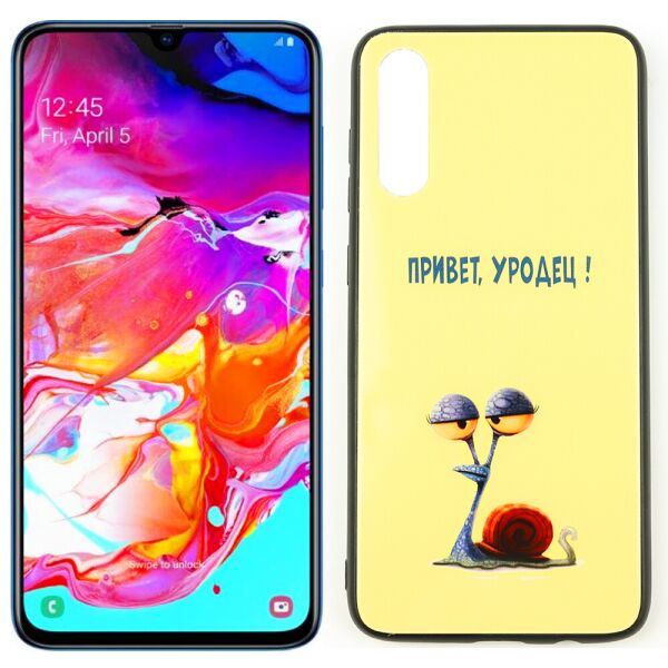 

Чехол Joke series для Samsung A705 Galaxy A70 2019 Привет у....ц