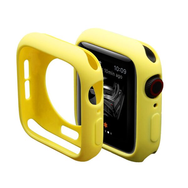 

Силиконовый чехол для Apple Watch 42mm Yellow