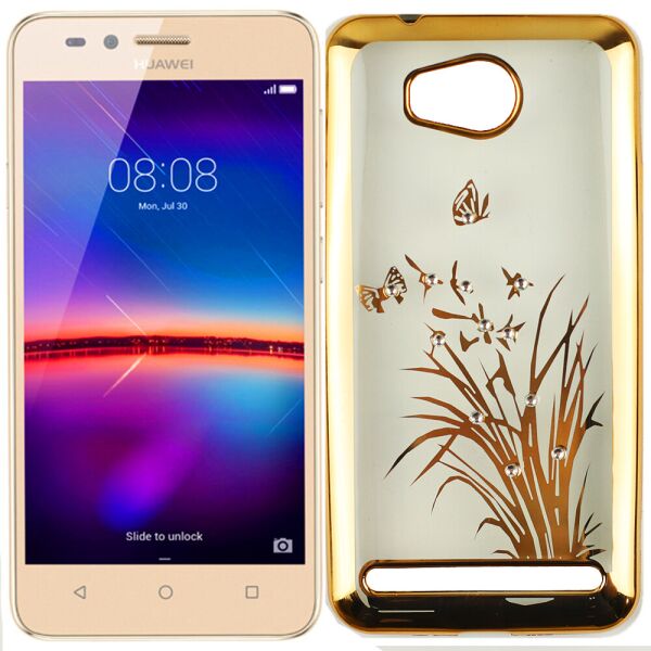 

Силиконовый чехол Beckberg Breathe seria для Huawei Y3 II Флора