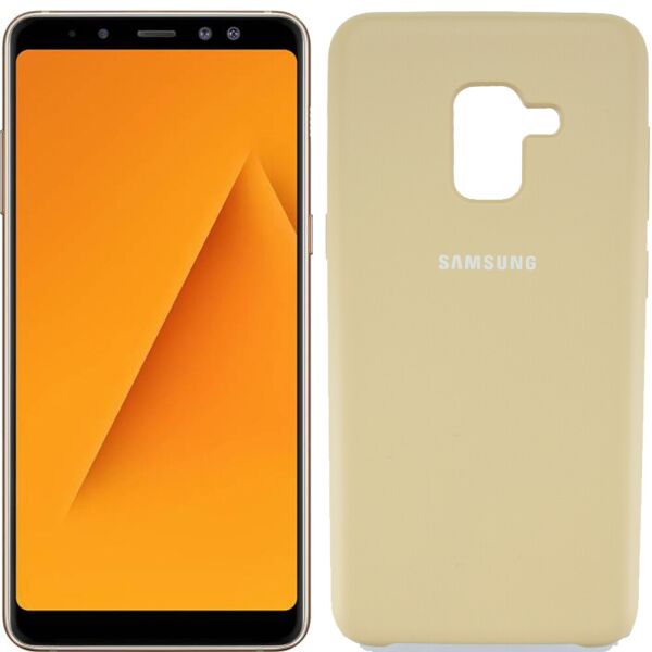 

Чехол Soft Case для Samsung A8 2018 (A530) Светло коричневый