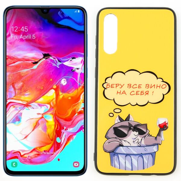 

Чехол Joke series для Samsung A705 Galaxy A70 2019 Вино