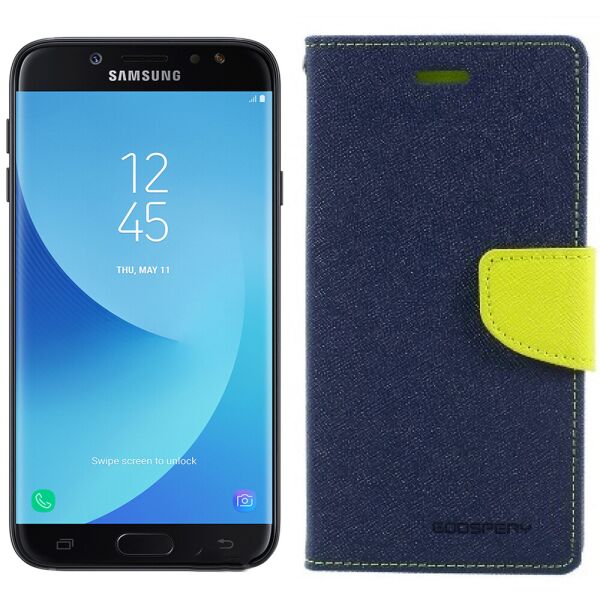 

Чехол книжка Goospery для Samsung J730 (J7-2017) Blue