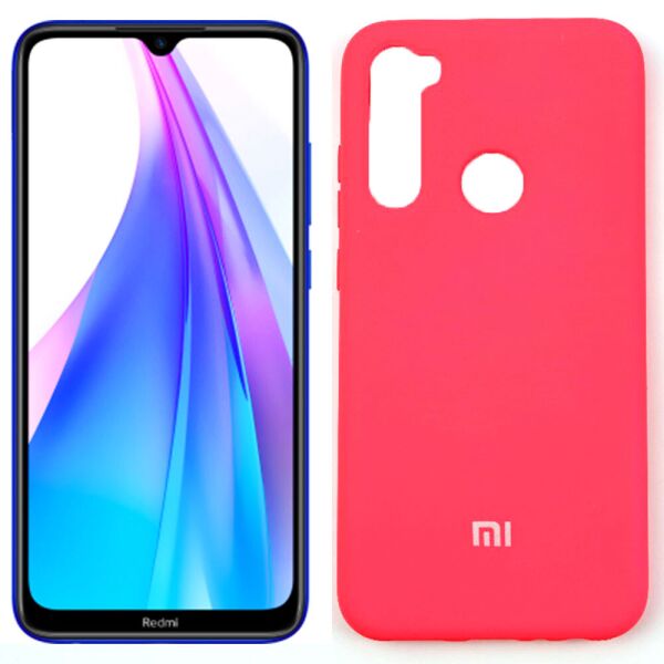 

Чехол Soft Case для Xiaomi Redmi Note 8 Ярко малиновый FULL