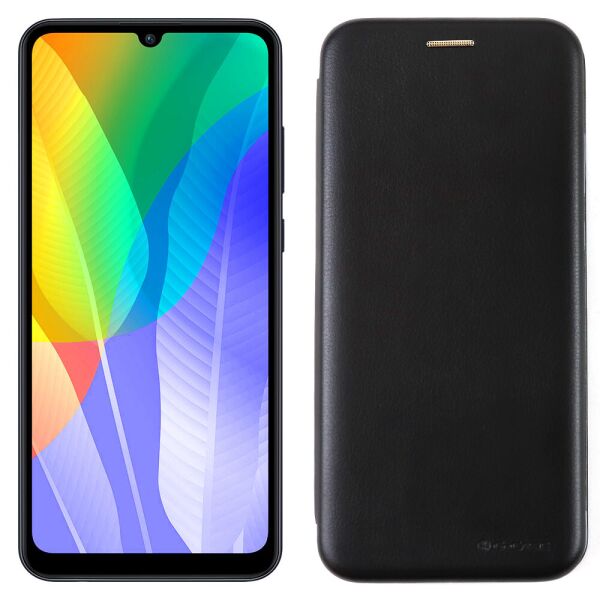 

Чехол книжка U-Like Best для Huawei Y6P Чёрный