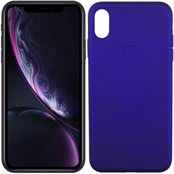 

Чехол TPU case для iPhone Xs Max Темно фиолетовый FULL