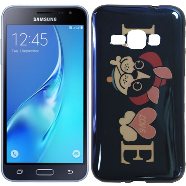 

Чехол U-Like Picture series для Samsung J120 Love Balck