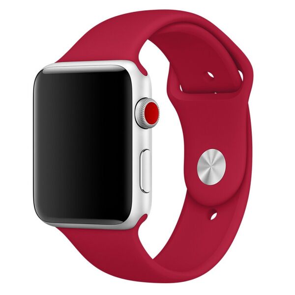

Ремешок для Apple Watch 38/40mm Sport Band Розово красный