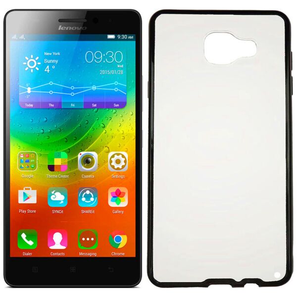 

Чехол Electroplating TPU case для P1 Чёрный, Lenovo
