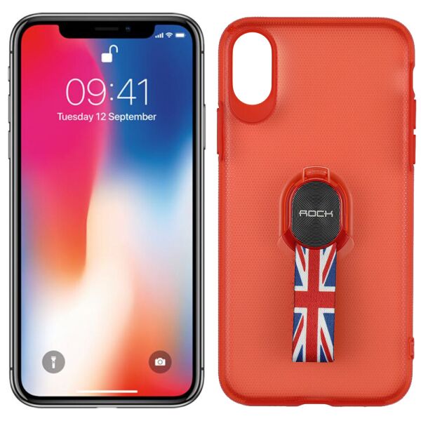

Чехол Rock Space MOC для iPhone X Red