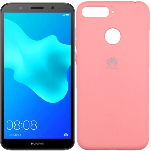 

Чехол Soft Case для Huawei Y6 2018 Розовый FULL
