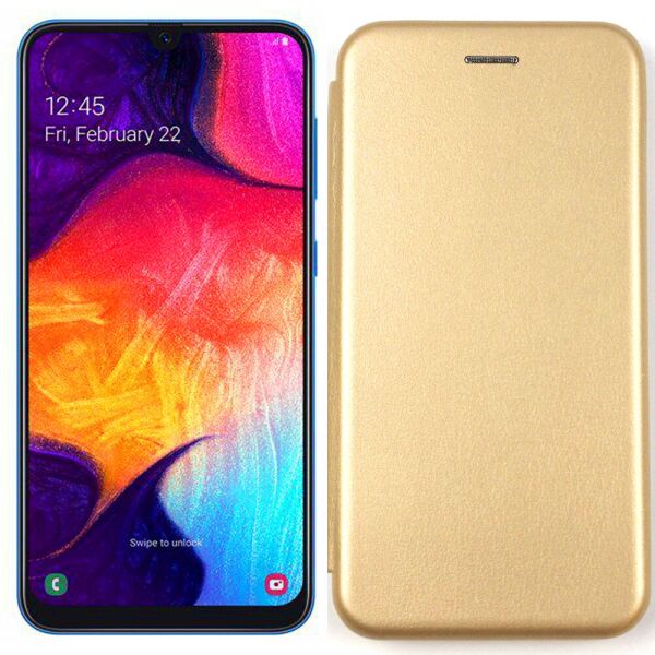 

Чехол книжка U-Like Best для Samsung A105 Galaxy A10 2019 Gold