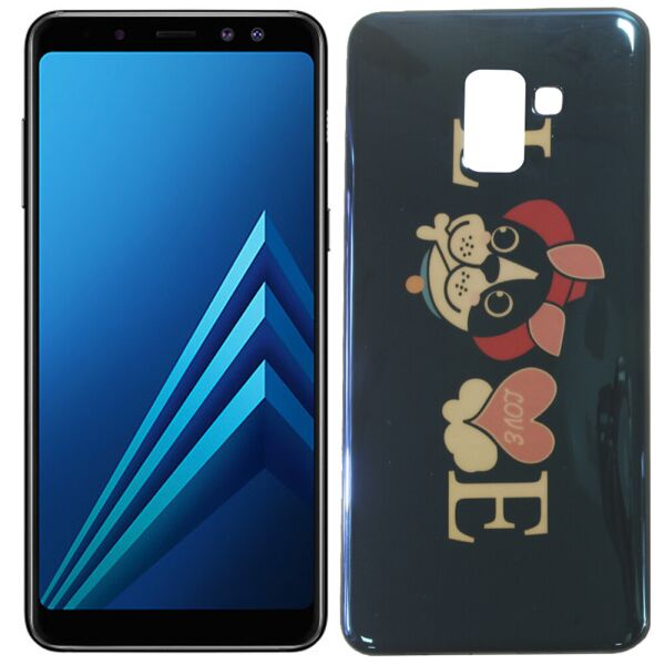 

Чехол U-Like Picture series для Samsung A530 (A8 2018) Love Balck