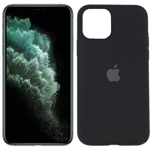 

Чехол силиконовый для iPhone 11 Черный FULL