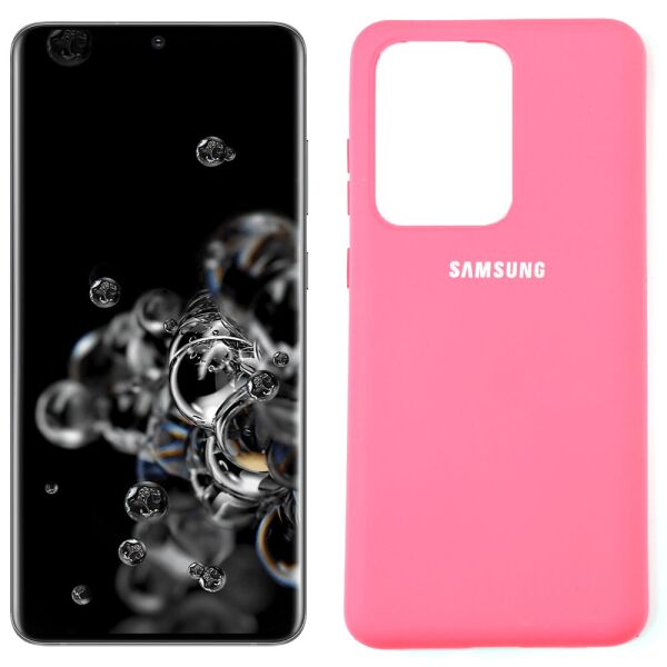 

Чехол Soft Case для Samsung G988 Galaxy S20 Ultra Ярко Розовый FULL