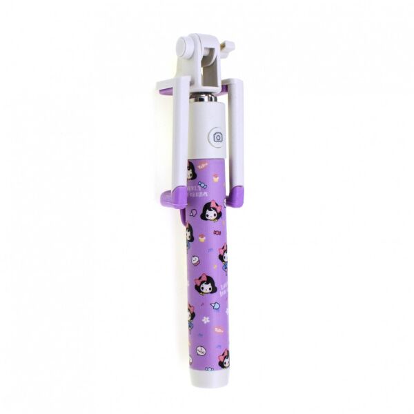 

Монопод selfie Cartoon Purple + кнопка через 3,5"
