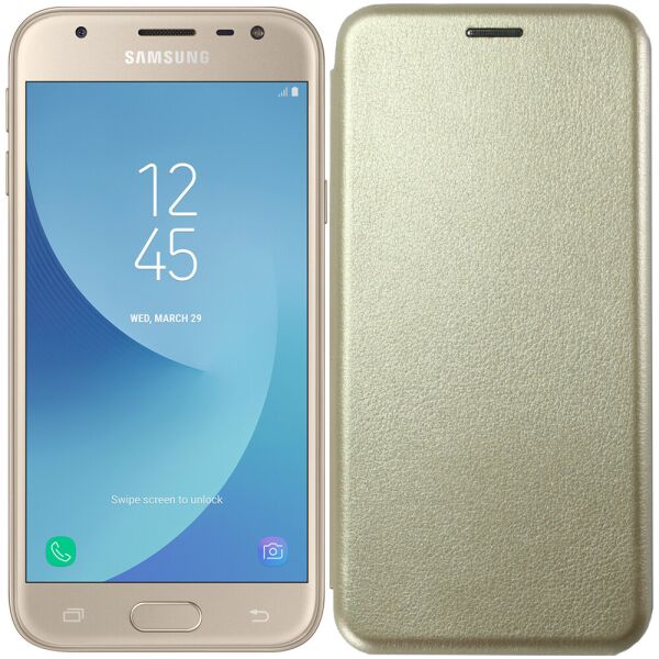 

Чехол книжка U-Like Best для Samsung Galaxy J330 (2017) Gold
