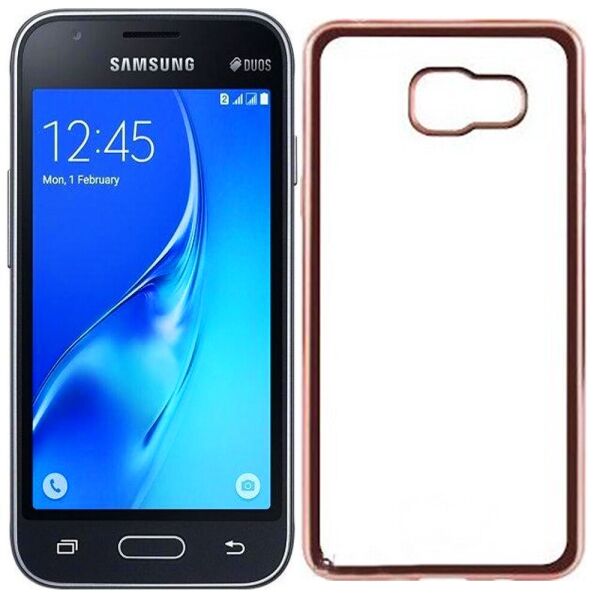 

Чехол Electroplating TPU case для Samsung J1 mini/J105 pink