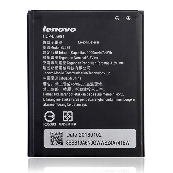 

Аккумулятор Original 100% для Lenovo BL-239 (A399)
