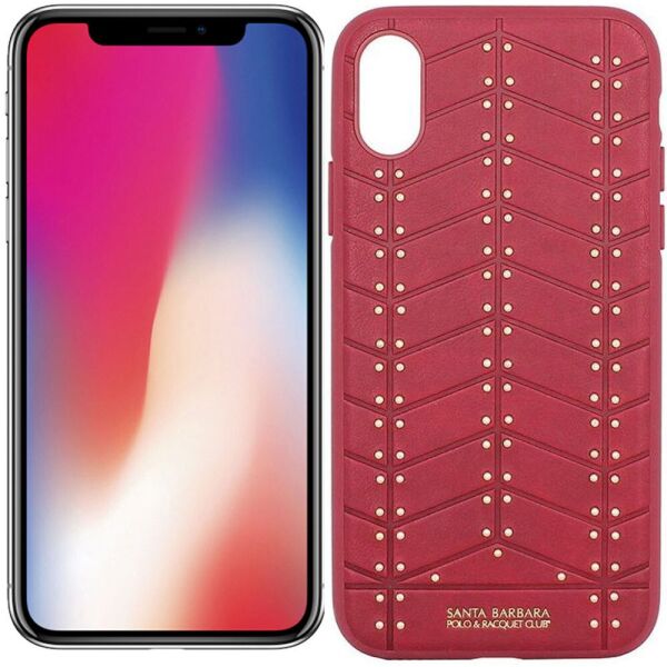 

Чехол Santa Barbara Polo & Racquet Club Armor для iPhone X Red