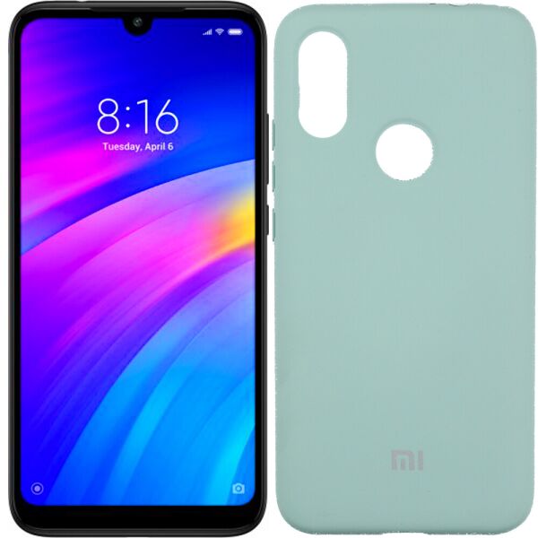 

Чехол Soft Case для Xiaomi Redmi 7 Светло голубой FULL