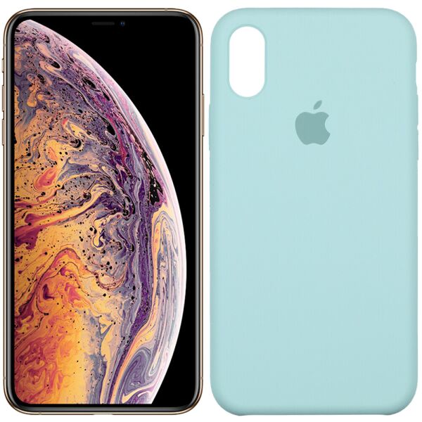 

Чехол силиконовый для iPhone Xr Минтоловый